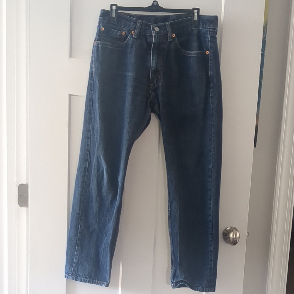 Levi's Dark Blue Men's Straight Jeans